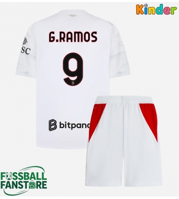 AC Milan Goncalo Ramos #9 Replik Auswärtstrikot Kinder 2026-27 Kurzarm (+ Kurze Hosen)